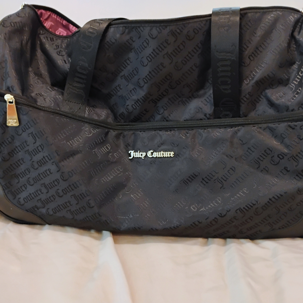 Juicy Couture Black Duffel Bag